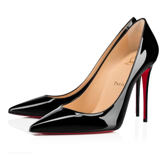 KATE - Patent calf leather - Black - Women 100MM Pumps